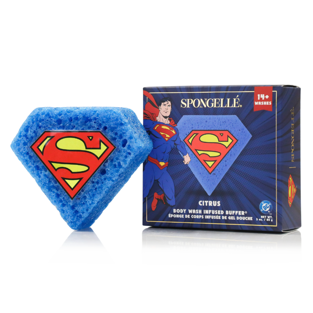 Supermanโข Citrus Body Buffer | DC Superhero