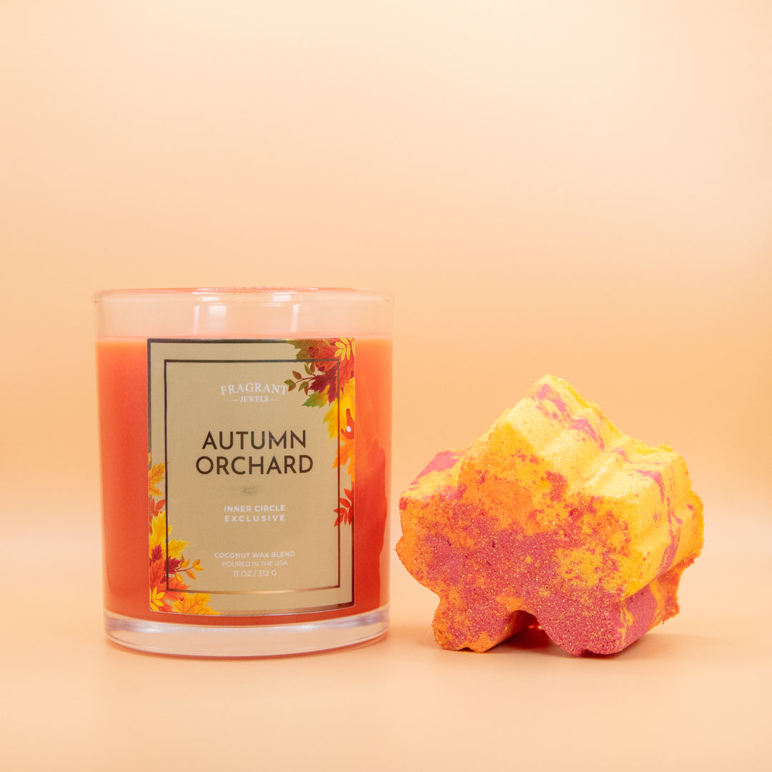 Autumn Orchard - Candle and Bath Bomb Set - Subscription Box