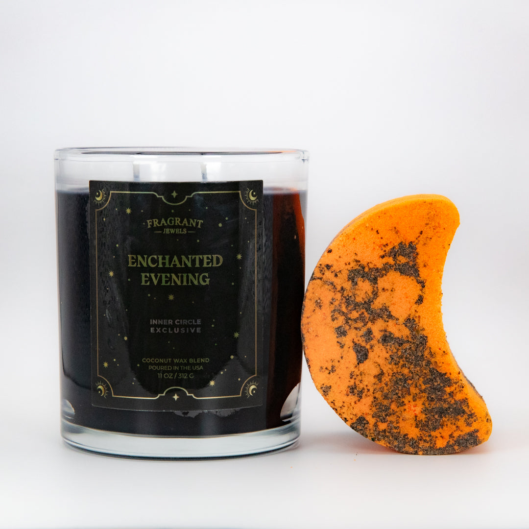 Enchanted Evening - Candle and Bath Bomb Set