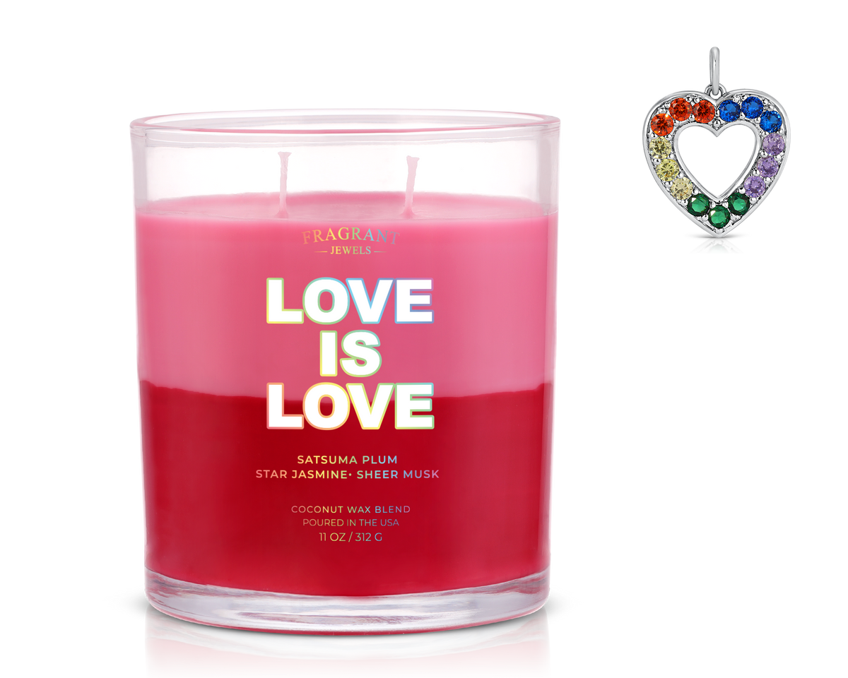 Love is Love - Jewel Candle