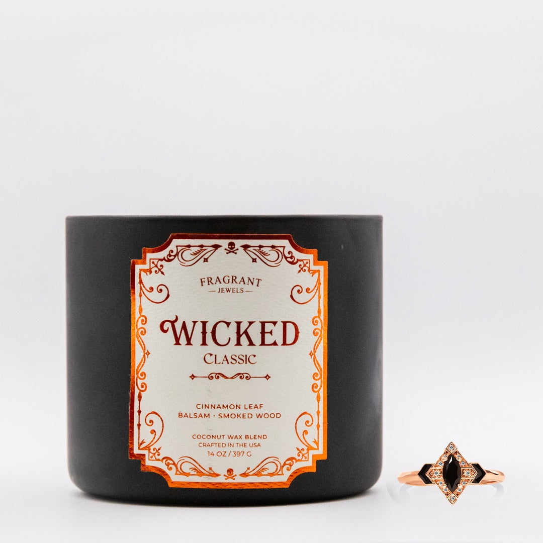 Wicked Classic 2.0 Black Candle for Halloween | Scented Candle