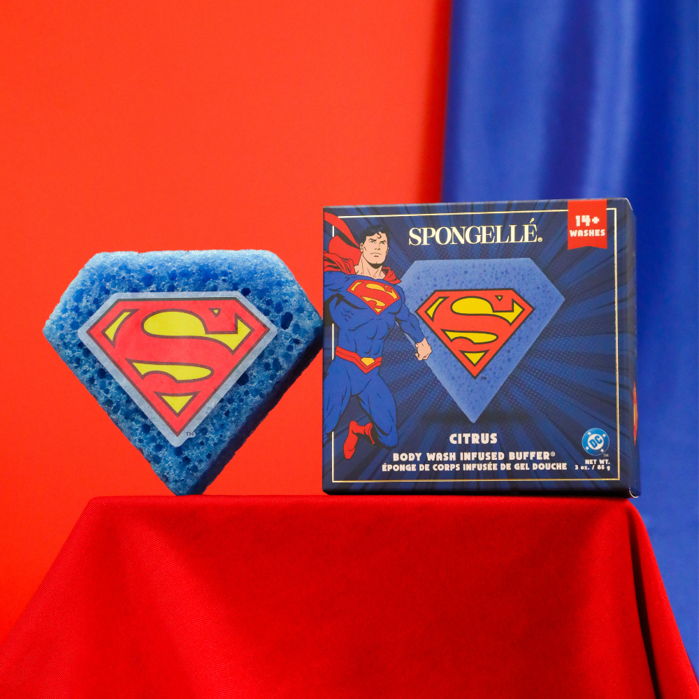 Supermanโข Citrus Body Buffer | DC Superhero