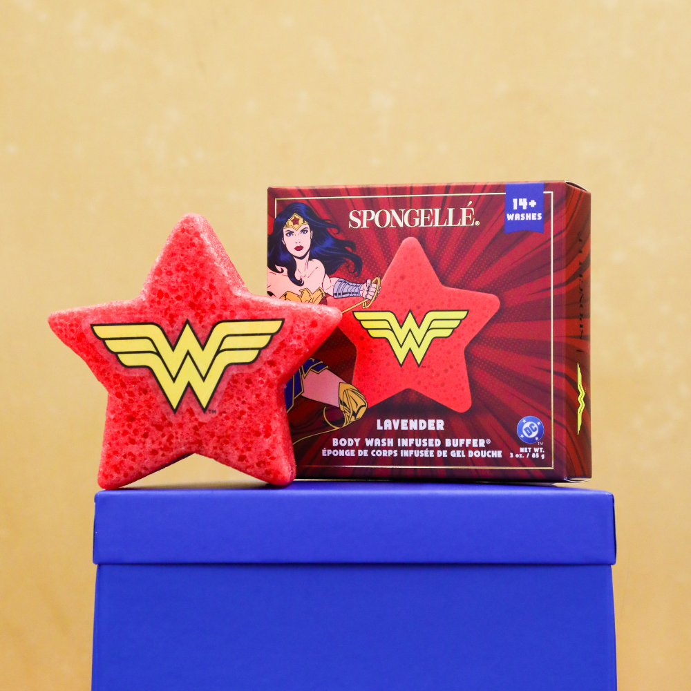 Wonder Womanโข Lavender Body Buffer | DC Superhero