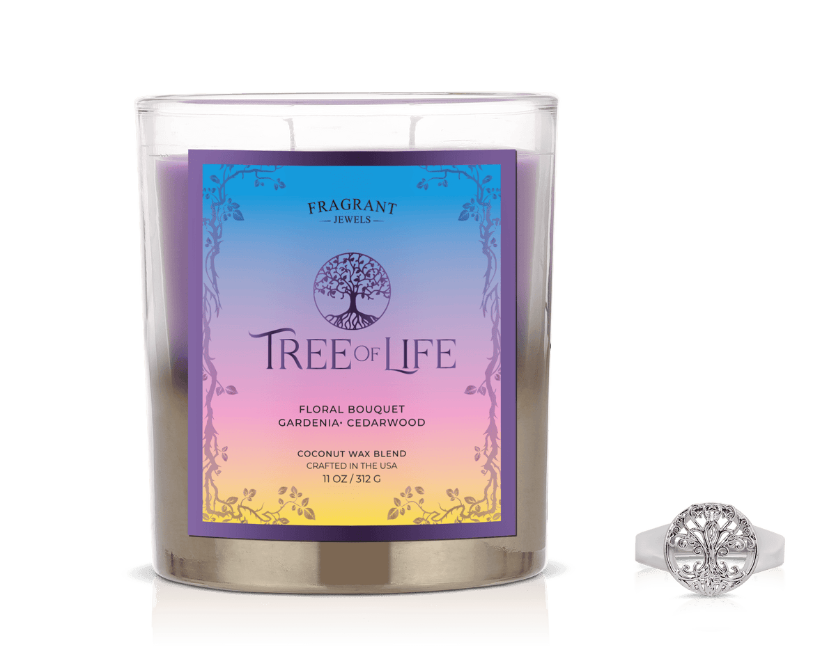 Tree of Life - Jewel Candle