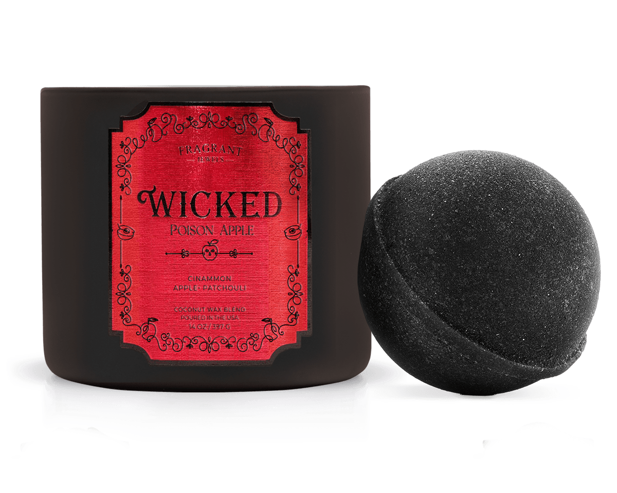 Wicked Poison Apple - Candle and Bath Bomb Set (without Jewelry)