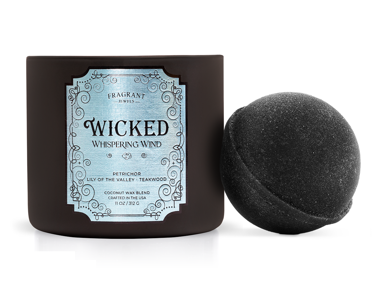 Wicked: Whispering Wind - Candle and Bath Bomb Set (Without Jewelry)