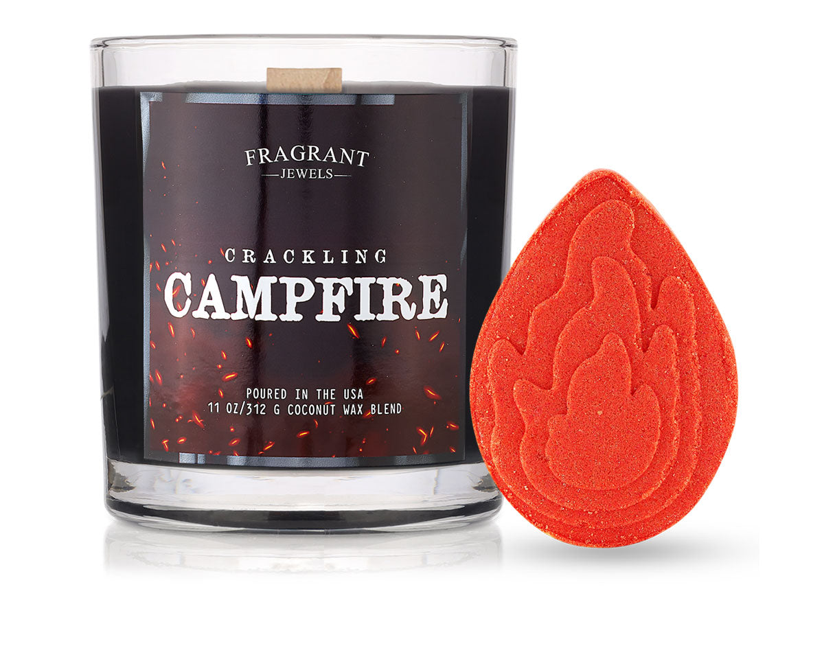 Crackling Campfire - Candle and Bath Bomb Set