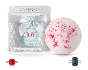 Joy Satin - Candle and Bath Bomb Set