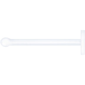 20G Clear Flat Bioplast Nose Retainer