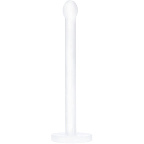 20G Clear Flat Bioplast Nose Retainer