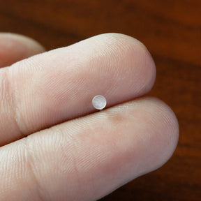 20G Clear Flat Bioplast Nose Retainer