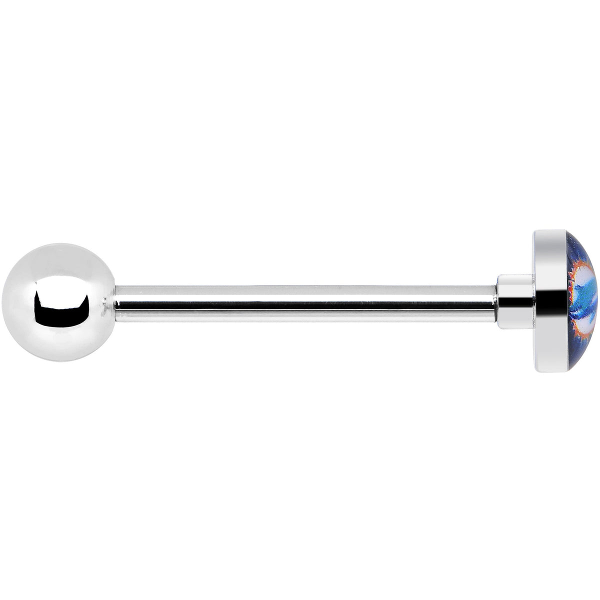 Officially Licensed NFL Miami Dolphins Barbell Tongue Ring