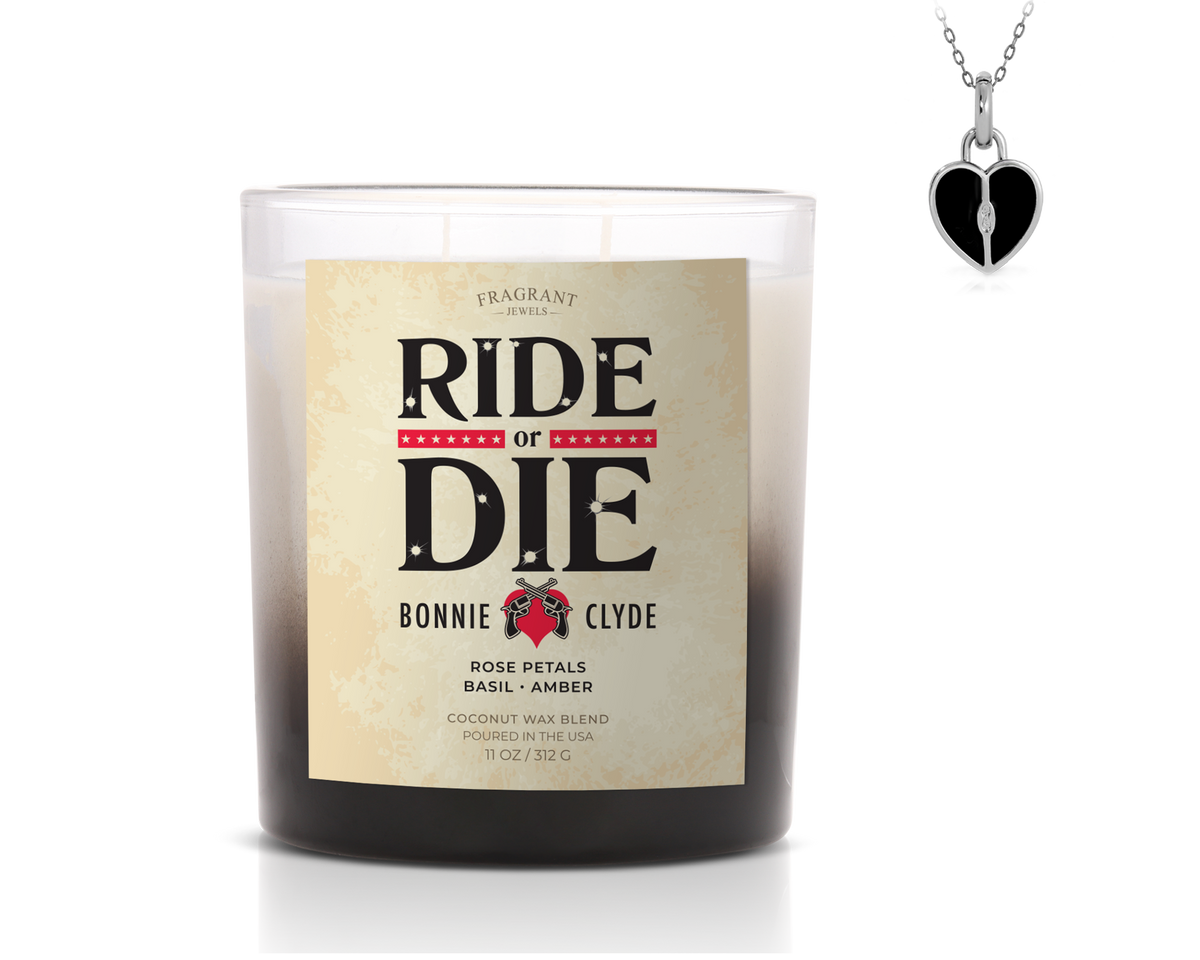 Bonnie & Clyde - Jewel Candle