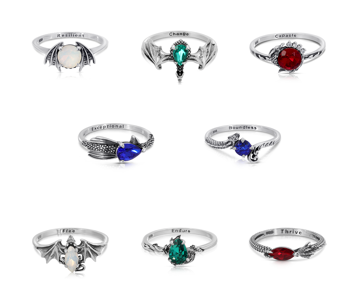 Dragons of the Elements - Jewel Candle