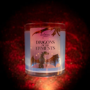 Dragons of the Elements - Fire Dragon - Jewel Candle (Ringless) (Glass)