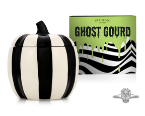 Ghost Gourd - Ceramic Candle