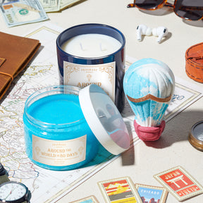 Around the World in 80 Days - Candle and Bath Bomb Set