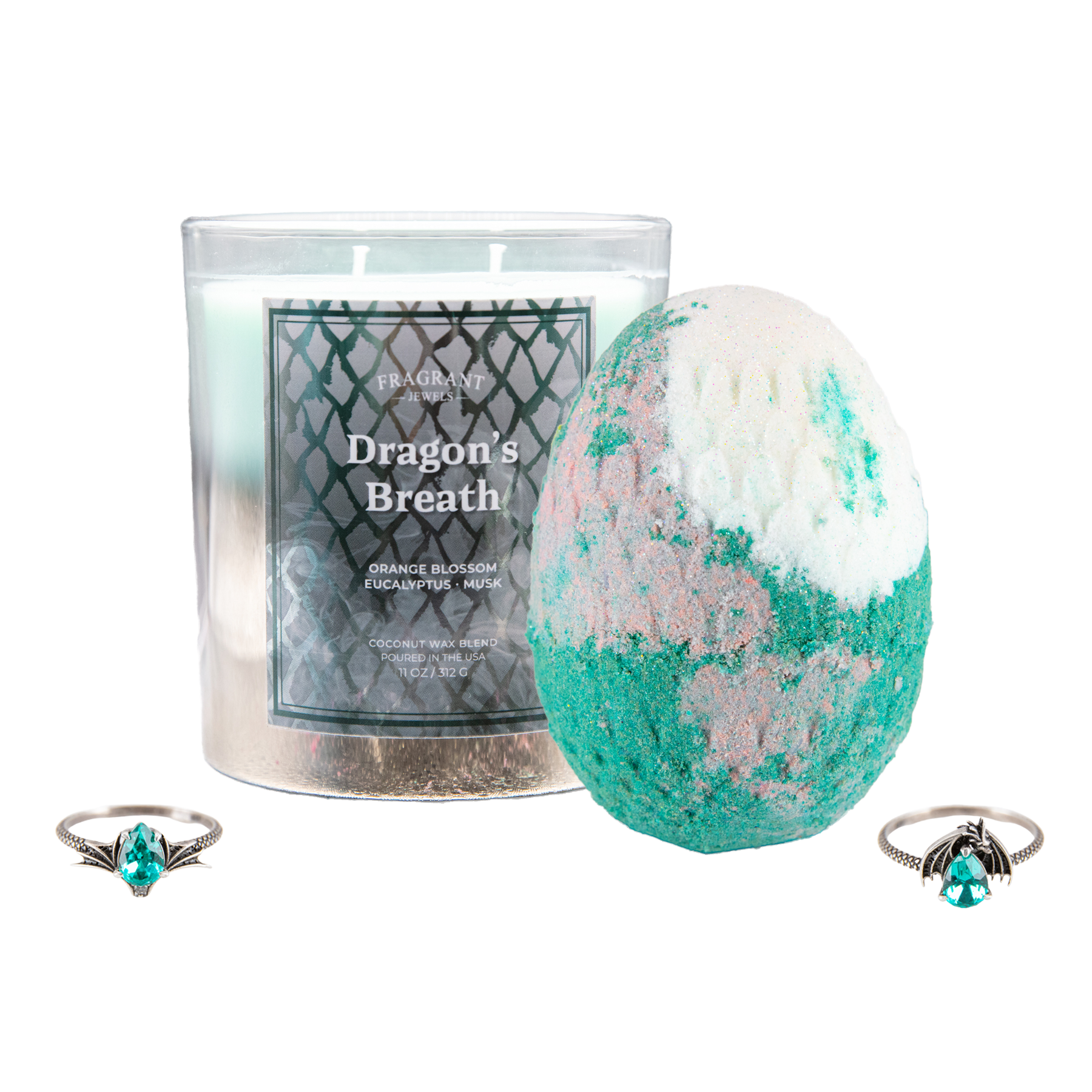 Dragon's Breath - Candle and Bath Bomb Set - Subscription Box