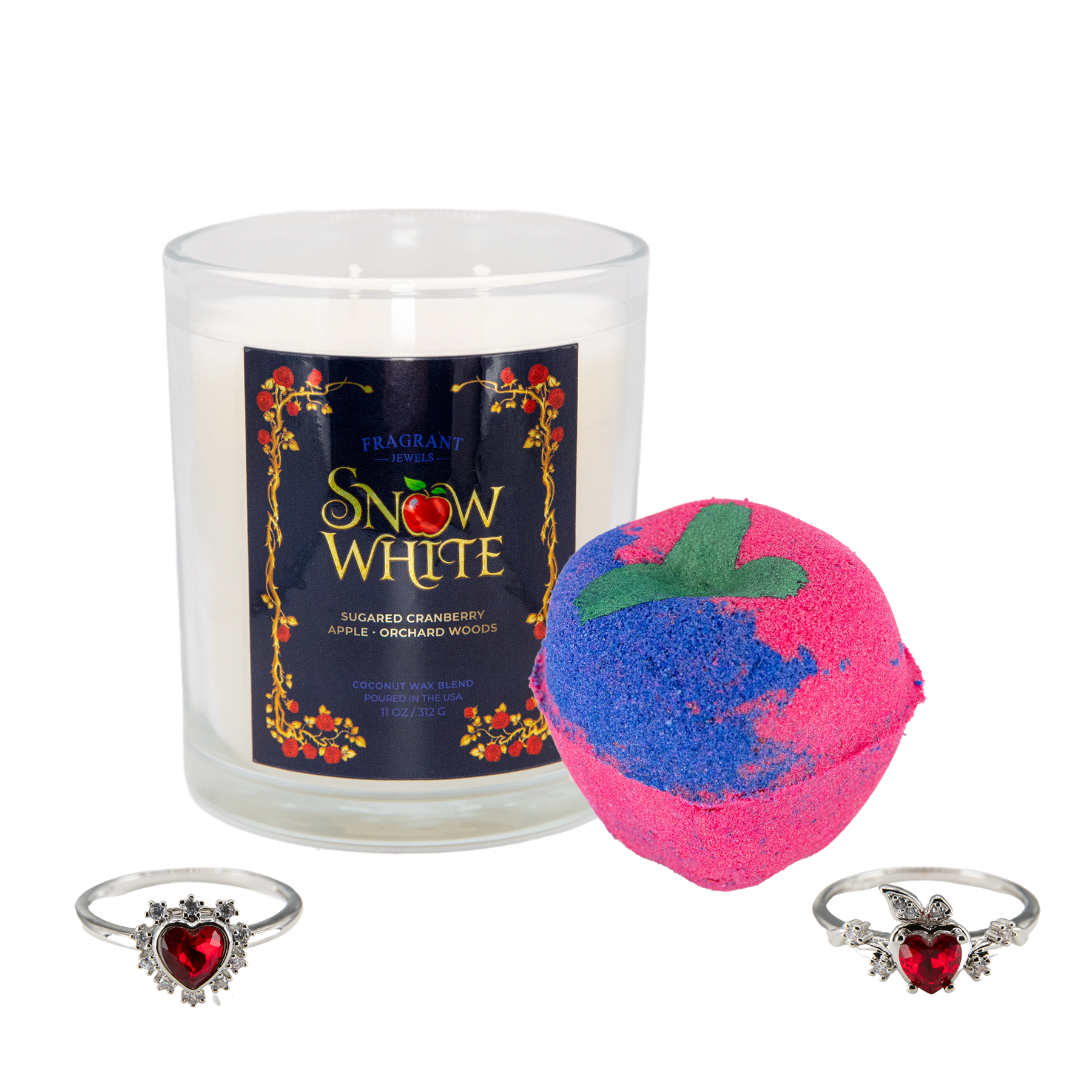 Snow White - Candle and Bath Bomb Set - Subscription Box