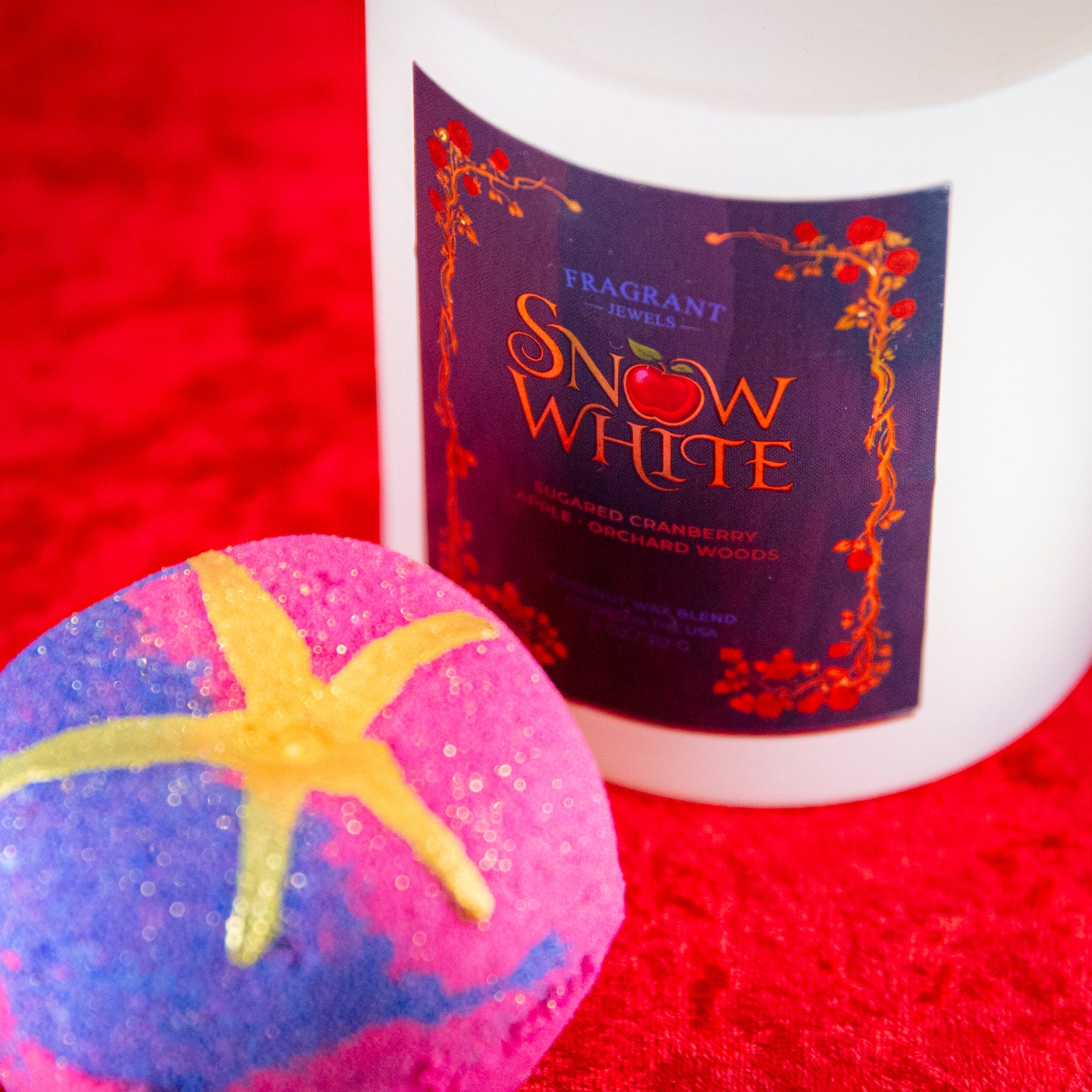 Snow White - Candle and Bath Bomb Set - Subscription Box