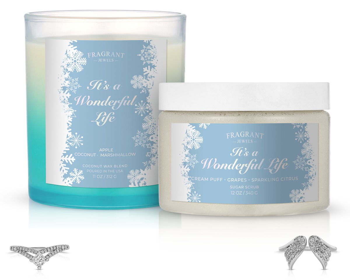 It's A Wonderful Life - Candle and Body Scrub Set