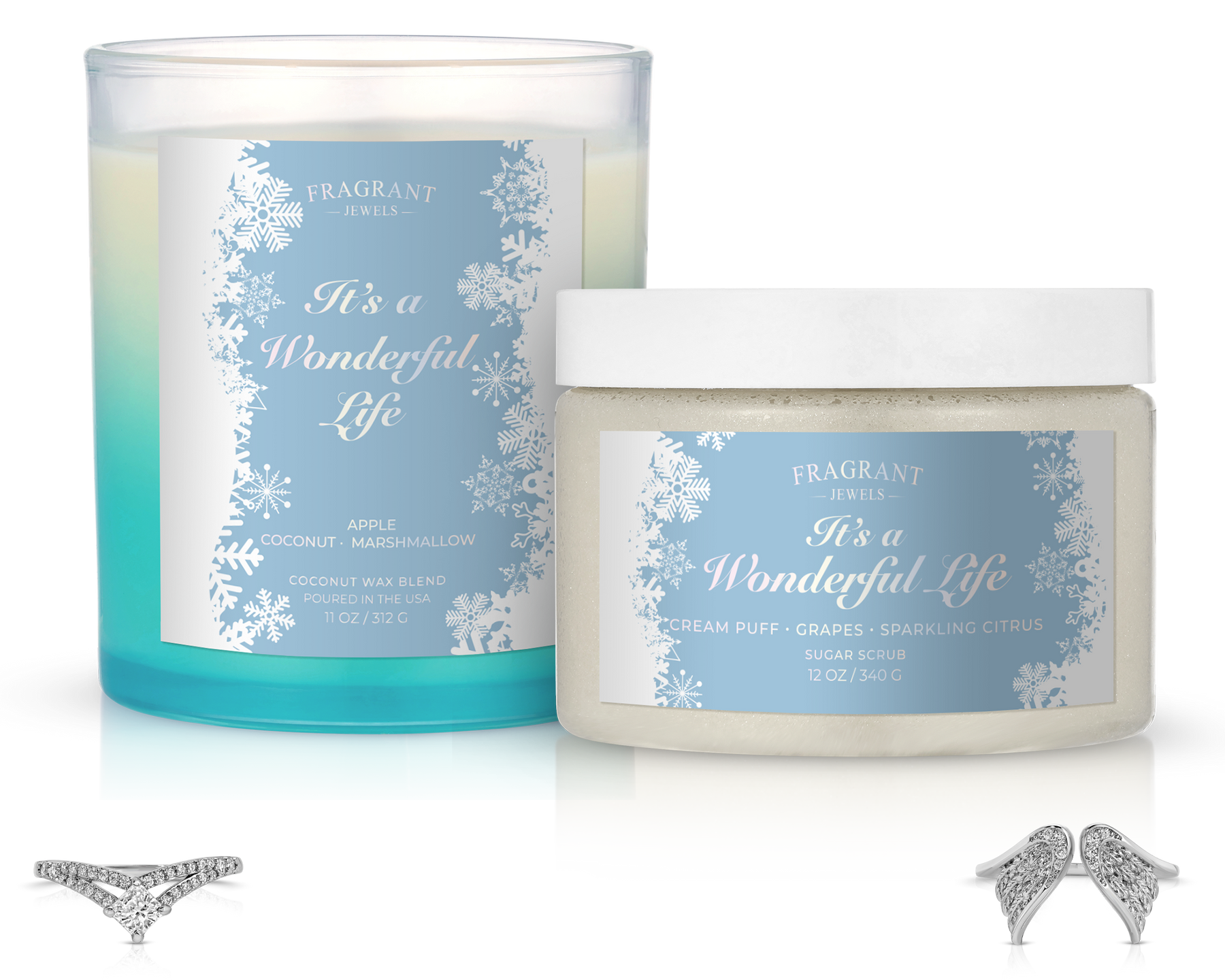 It's A Wonderful Life - Candle and Body Scrub Set