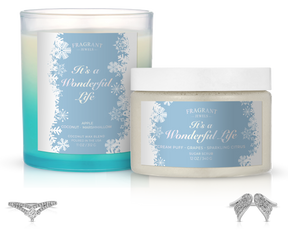 It's A Wonderful Life - Candle and Body Scrub Set