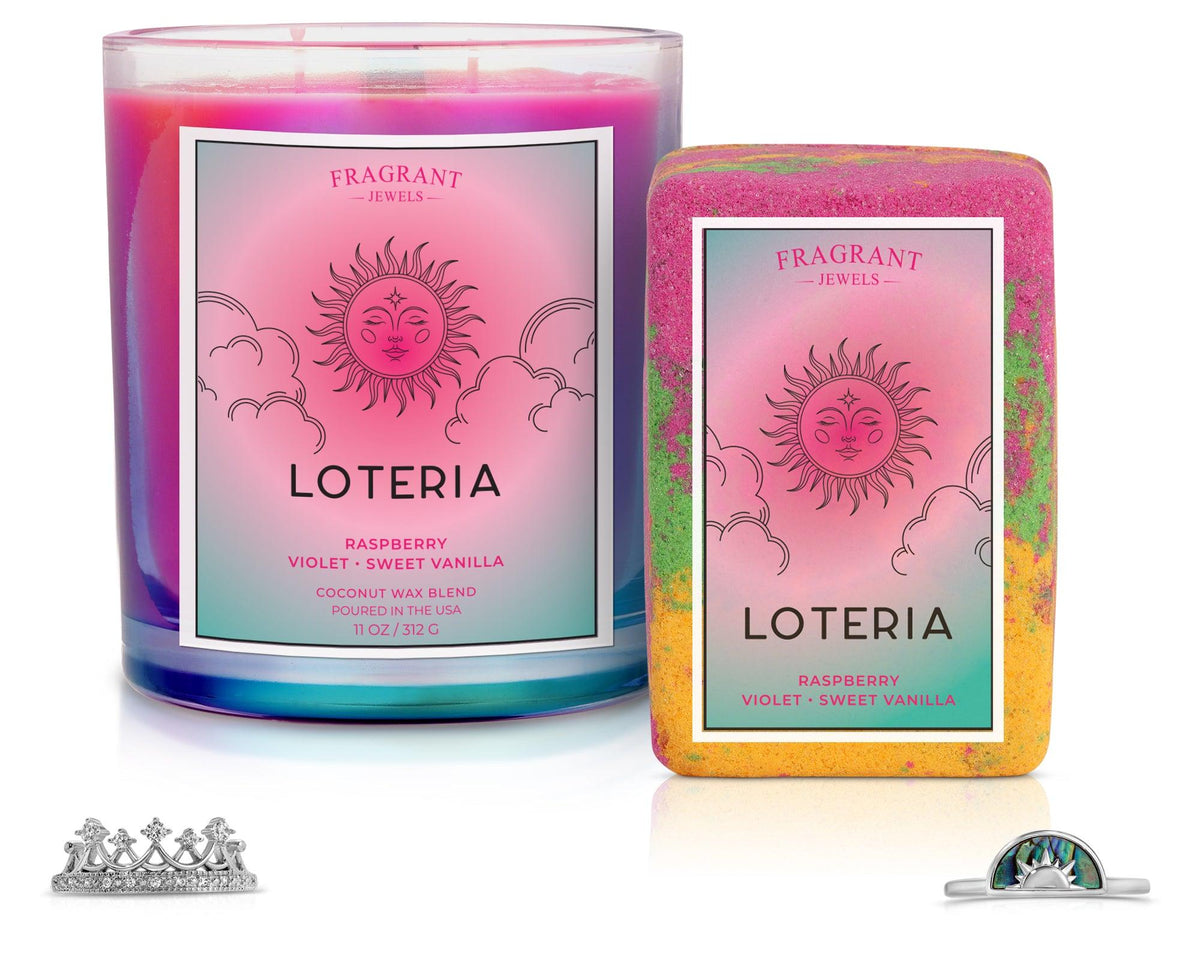 La Loteria - Candle and Bath Bomb Set