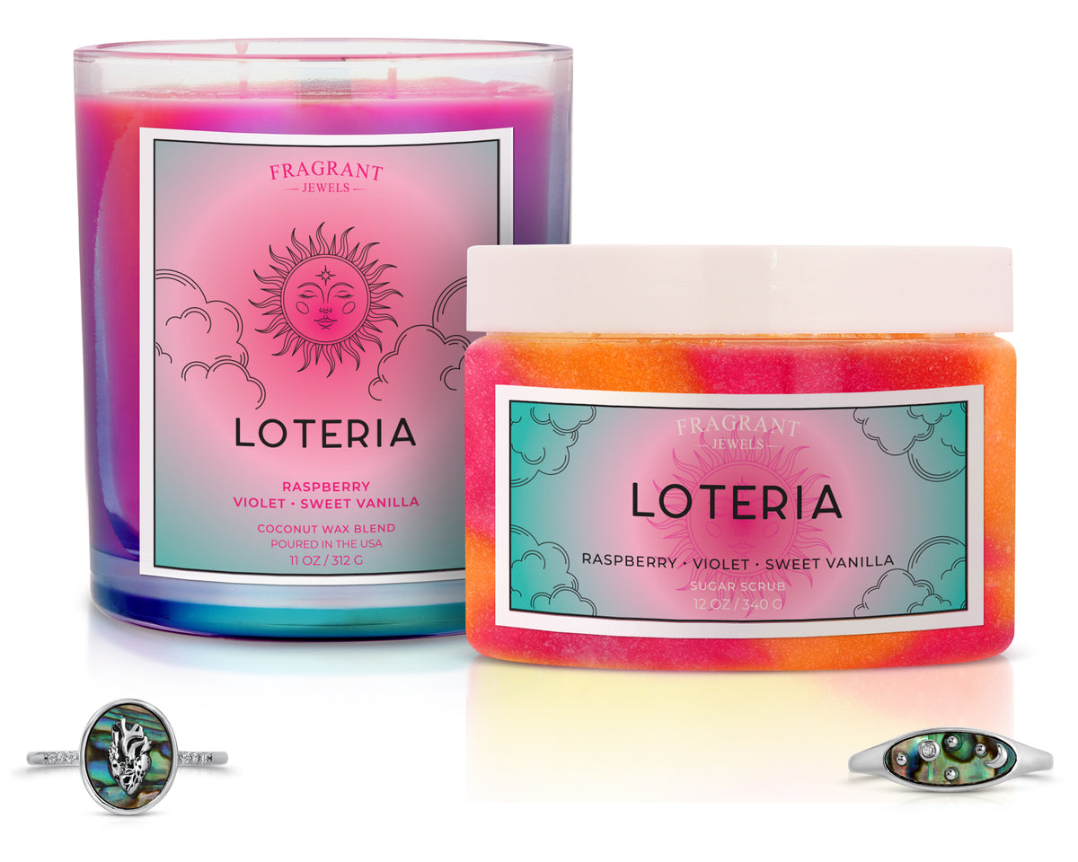 La Loteria - Candle and Body Scrub Set