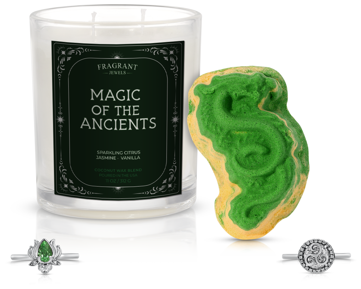 Magic of the Ancients - Candle and Bath Bomb Set - Monthly Box