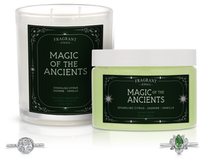 Magic of the Ancients - Candle and Body Scrub Set