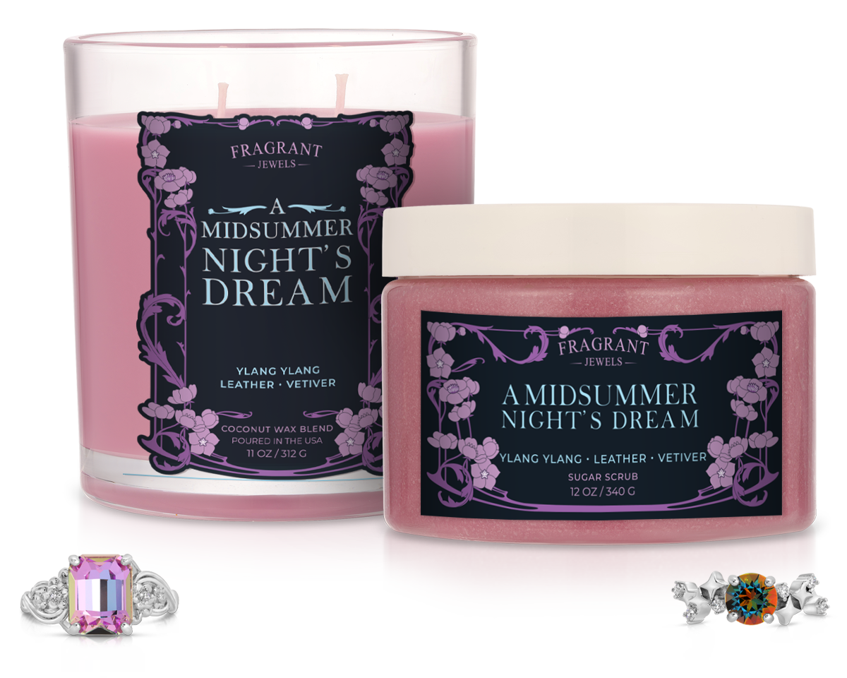 A Midsummer Night's Dream - Candle and Body Scrub Set