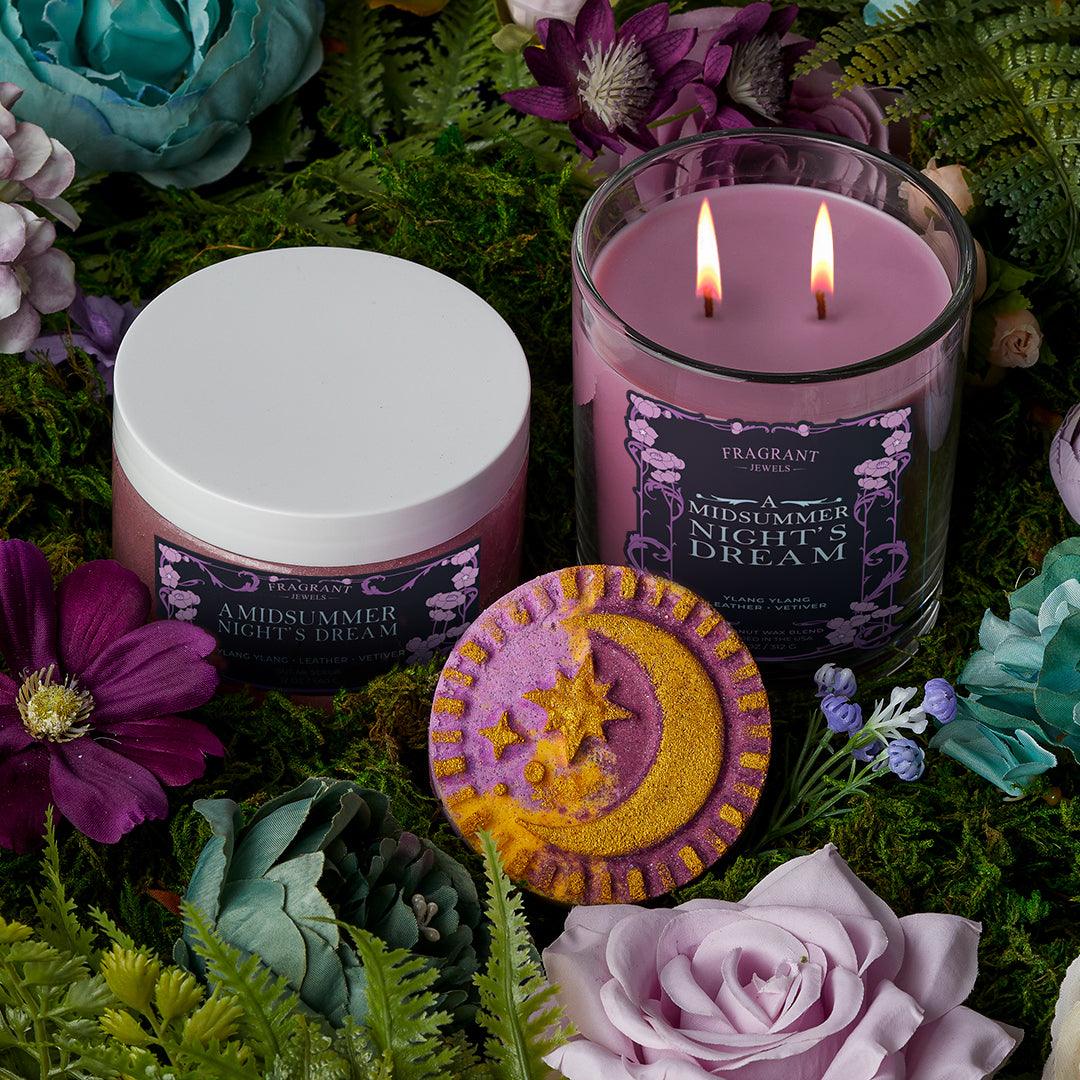 A Midsummer Night's Dream - Candle and Body Scrub Set