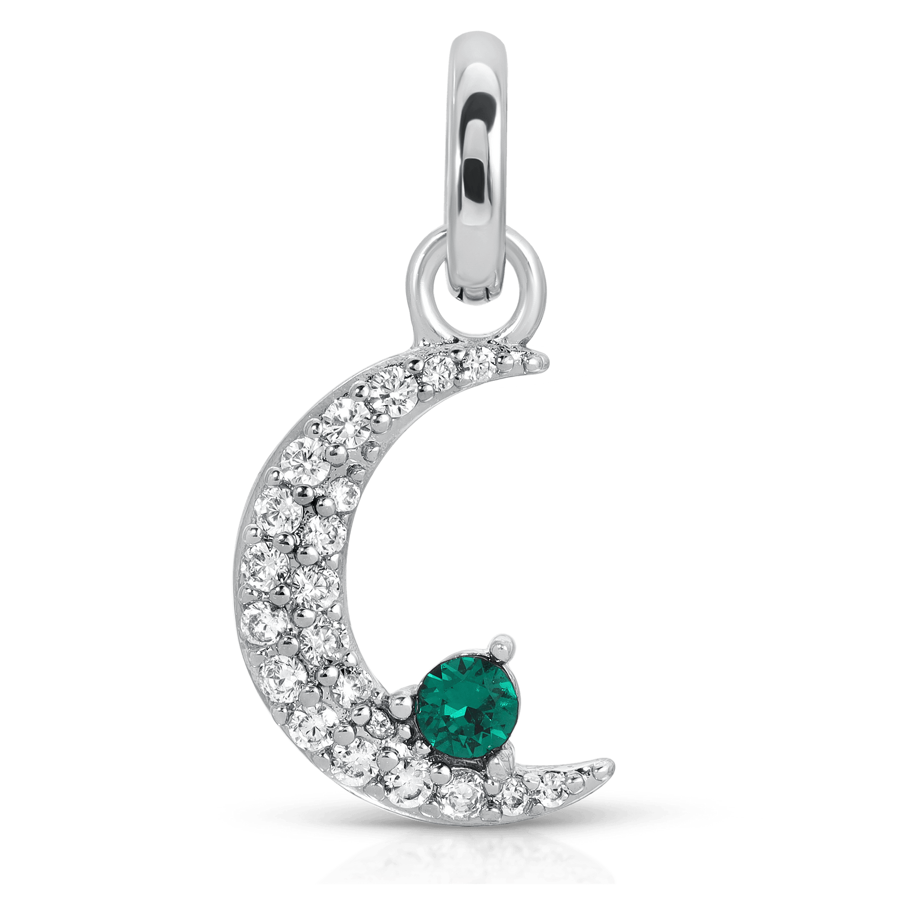 May Emerald Birthstone Charm - Moon (Rewards Store)