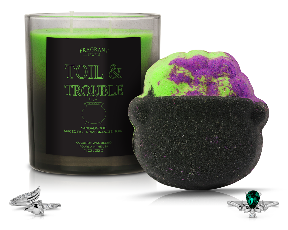 Toil & Trouble - Candle and Bath Bomb Set - Monthly Box