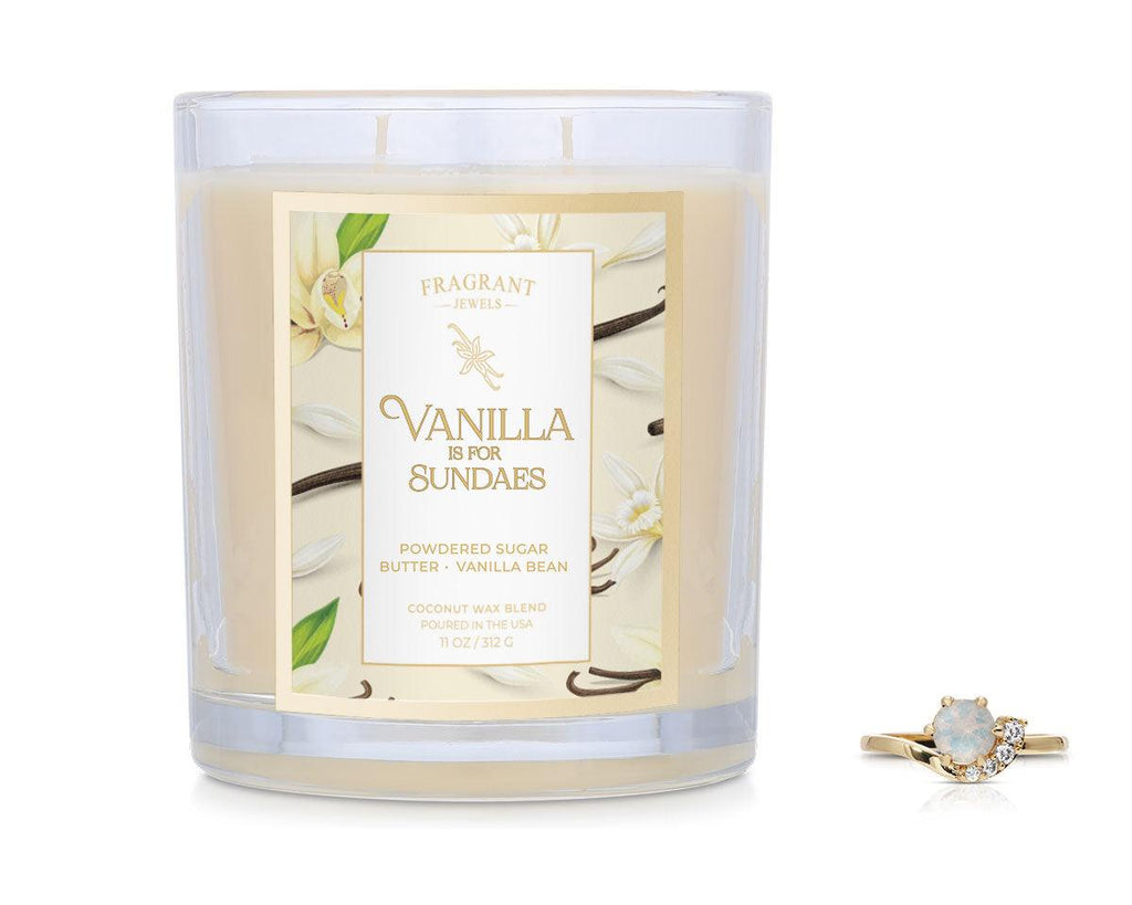 CANDELA PROFUMATA JEWEL CANDLE CREAMY VANILLA