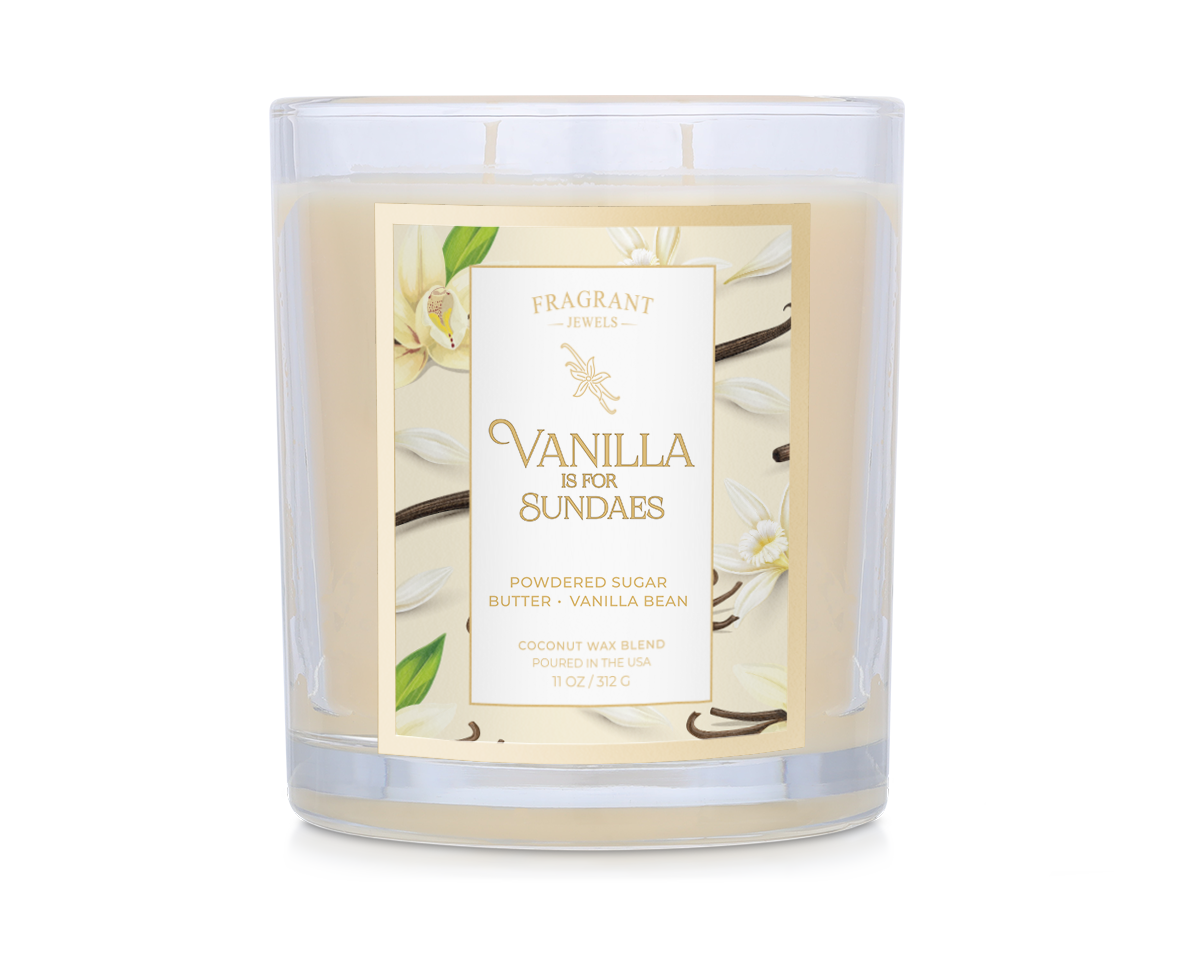 Vanilla is for Sundaes - Jewel Candle (Without Jewelry)