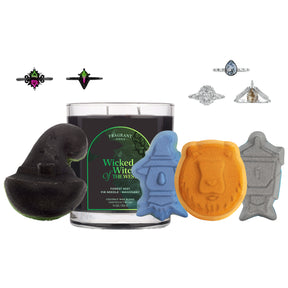 Wicked Witch of the West & Wizard of Oz - Candle and Four Bath Bomb Set