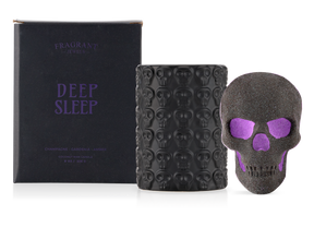 Deep Sleep - Jewel Candle and Bath Bomb Set (Without Jewelry)