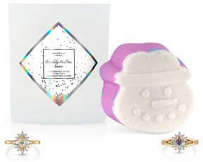 Fresh Fallen Snow - Bath Bomb and Candle Set