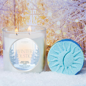 Winter Solstice - Candle and Bath Bomb Set