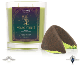 Misfortune - Candle and Bath Bomb Set