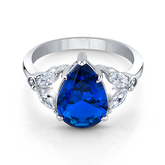 Sapphire Blue Classic Ring