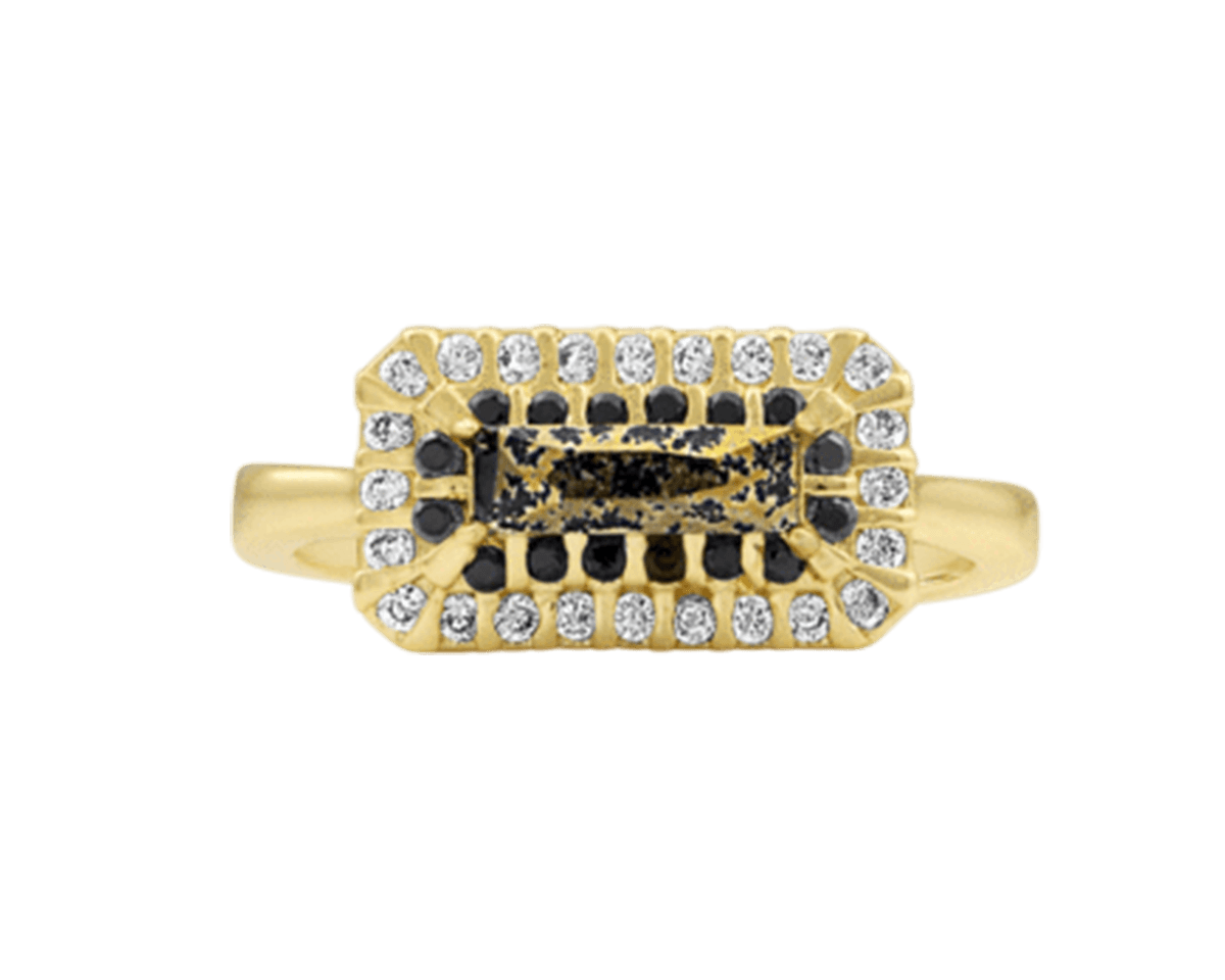 Wicked Gold Studded Ring