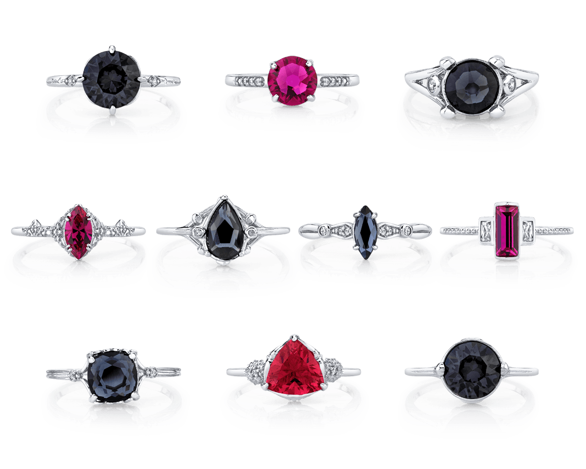 Black Dahlia Scented Candle | Sterling Silver Ring Inside Black Dahlia Scented Candle | Sterling Silver Ring Inside