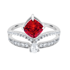 Solitaire Scandal Ring